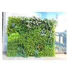 contexto verde artificial de la pared del 100cm ignífugo