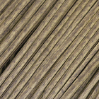 Paja del tejado del sintético de la prueba del moho, el cubrir con paja de la hoja del coco de 500*500m m