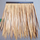 El tejado sintético de la palma de coco de la paja cubre con paja color natural