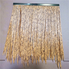 El tejado sintético de la palma de coco de la paja cubre con paja color natural