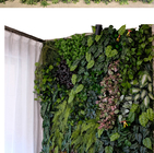 Vertical artificial de la pared de la hierba verde del estilo de la selva para el hogar
