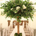 árbol artificial del flor del 1m, falsificación Cherry Blossom Tree For Wedding blanco del ODM