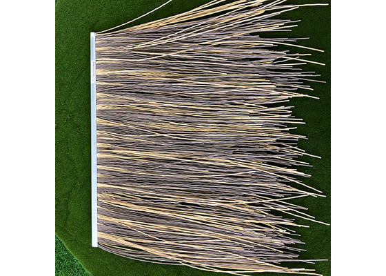 El material sintético constructivo verde del tejado de la paja fácil instala