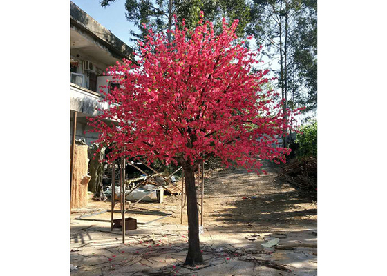 Árbol artificial de madera del flor, árbol del flor del rosa de la falsificación de la boda del 1m