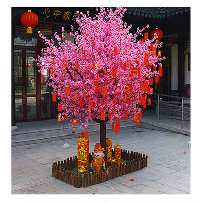 Aspecto hermoso del árbol artificial del flor de la fibra de vidrio de Dajia