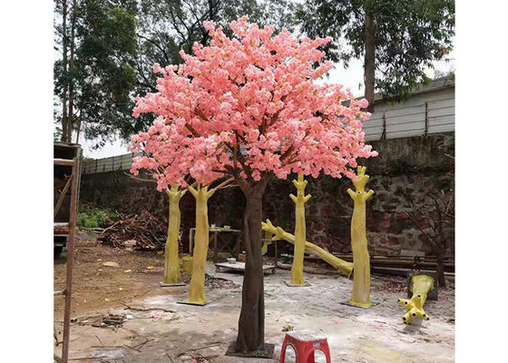 material artificial del 1m Cherry Blossom Tree Fiberglass Wood